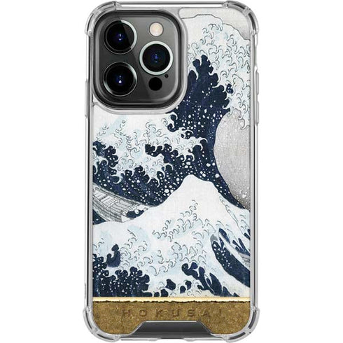 The Great Wave off Kanagawa by Hokusai iPhone 16 Pro Clear Case