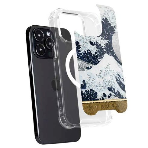 The Great Wave off Kanagawa by Hokusai iPhone 16 Pro MagSafe Case