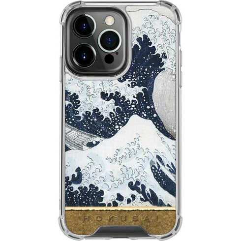 The Great Wave off Kanagawa by Hokusai iPhone 16 Pro Max Clear Case