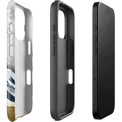 The Great Wave off Kanagawa by Hokusai iPhone 16 Pro Max Impact Case