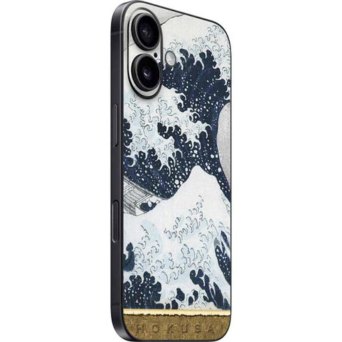 The Great Wave off Kanagawa by Hokusai iPhone 16 Skin
