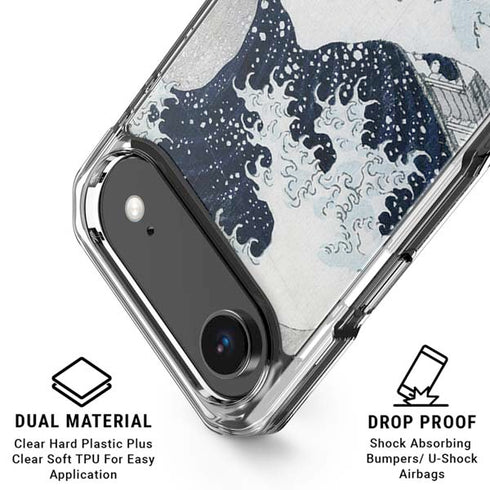 The Great Wave off Kanagawa by Hokusai iPhone 17 Air Clear Case