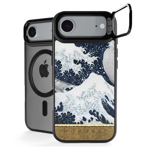 The Great Wave off Kanagawa by Hokusai iPhone 17 Air Kickstand Case