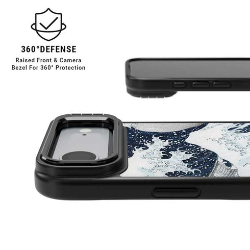 The Great Wave off Kanagawa by Hokusai iPhone 17 Air Kickstand Case