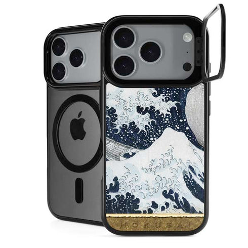 The Great Wave off Kanagawa by Hokusai iPhone 17 Pro Kickstand Case