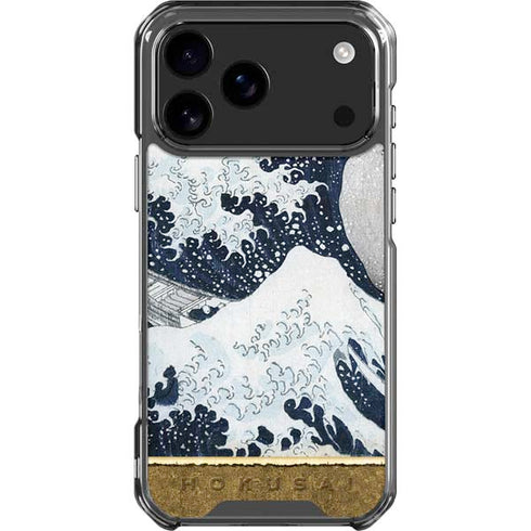 The Great Wave off Kanagawa by Hokusai iPhone 17 Pro Max Clear Case