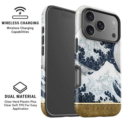 The Great Wave off Kanagawa by Hokusai iPhone 17 Pro Max Magsafe Impact Case