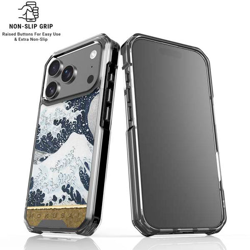 The Great Wave off Kanagawa by Hokusai iPhone 18 Pro Clear Case