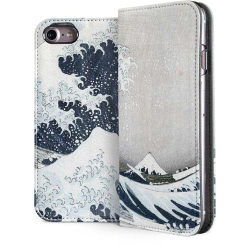 Hokusai The Great Wave off Kanagawa iPhone 7 Folio Case