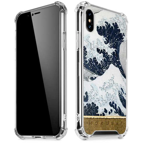 The Great Wave off Kanagawa by Hokusai iPhone X/XS Clear Case