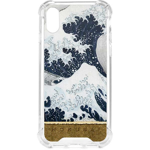 The Great Wave off Kanagawa by Hokusai iPhone XS Clear Case