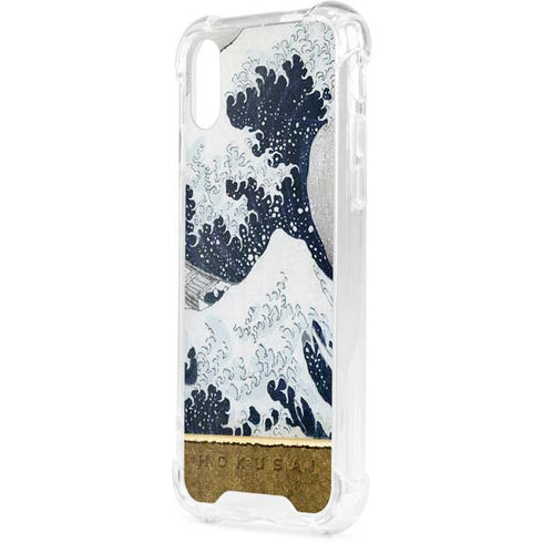 The Great Wave off Kanagawa by Hokusai iPhone XS Clear Case