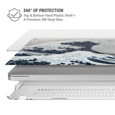 The Great Wave off Kanagawa by Hokusai MacBook Cases