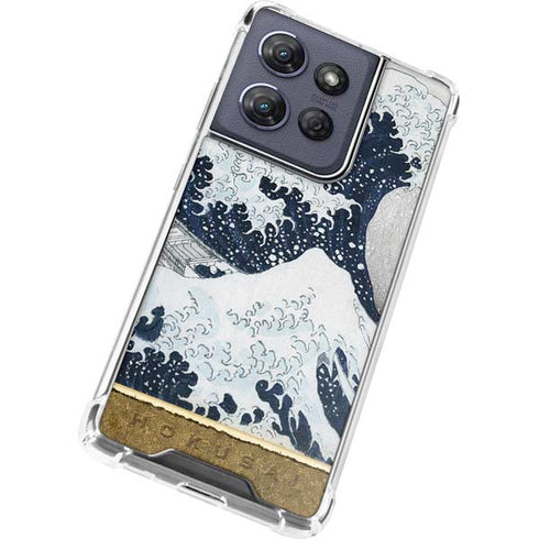 The Great Wave off Kanagawa by Hokusai Moto G Play 5G (2025) Clear Case