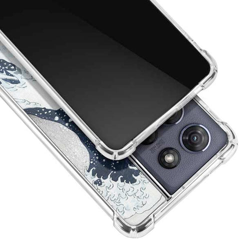 The Great Wave off Kanagawa by Hokusai Moto G Play 5G (2025) Clear Case