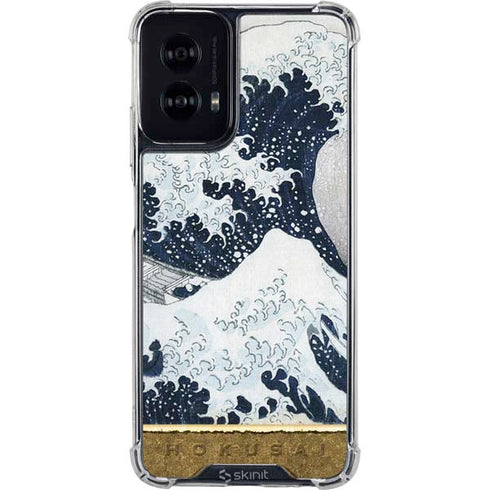 The Great Wave off Kanagawa by Hokusai Moto G Power 5G (2024) Clear Case
