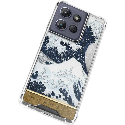 The Great Wave off Kanagawa by Hokusai Moto G Power 5G (2025) Clear Case