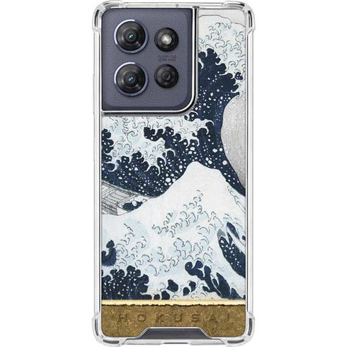 The Great Wave off Kanagawa by Hokusai Moto G Stylus 5G (2025) Clear Case