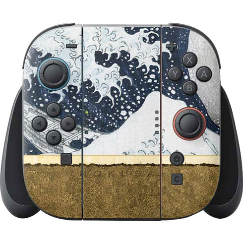 The Great Wave off Kanagawa by Hokusai Nintendo Skins