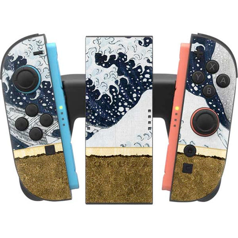 The Great Wave off Kanagawa by Hokusai Nintendo Switch 2 (2025) Joy-Con Controller Skin