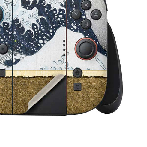 The Great Wave off Kanagawa by Hokusai Nintendo Switch 2 (2025) Joy-Con Controller Skin