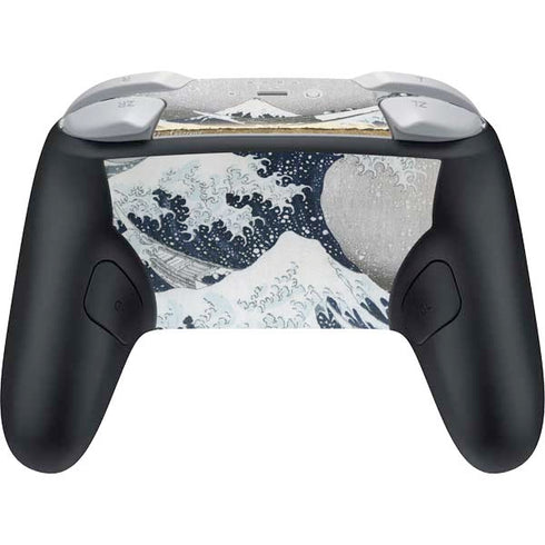 The Great Wave off Kanagawa by Hokusai Nintendo Switch 2 (2025) Pro Controller Skin