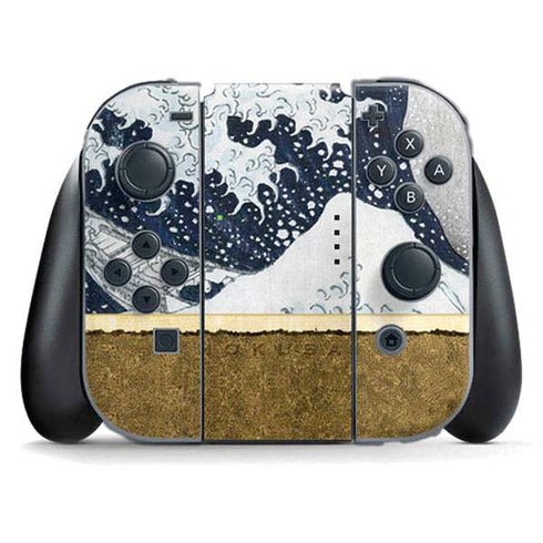 The Great Wave off Kanagawa by Hokusai Nintendo Skins