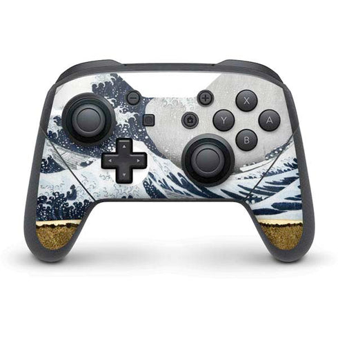 The Great Wave off Kanagawa by Hokusai Nintendo Skins