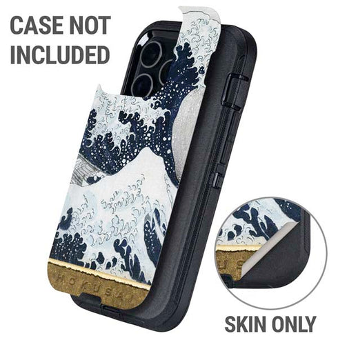 The Great Wave off Kanagawa by Hokusai Otterbox Defender iPhone Skin