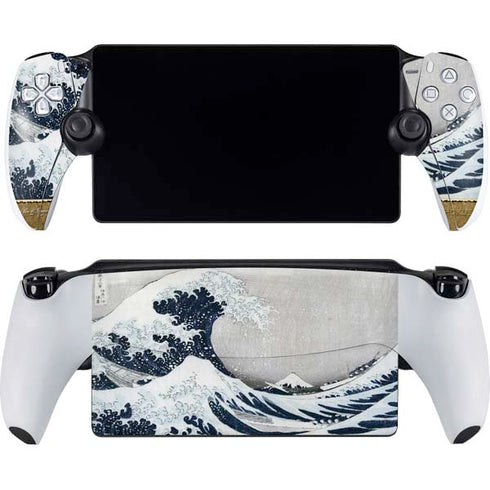 The Great Wave off Kanagawa by Hokusai PlayStation Portal Remote Player Skin