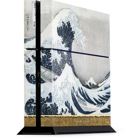 The Great Wave off Kanagawa by Hokusai PlayStation PS4 Skins