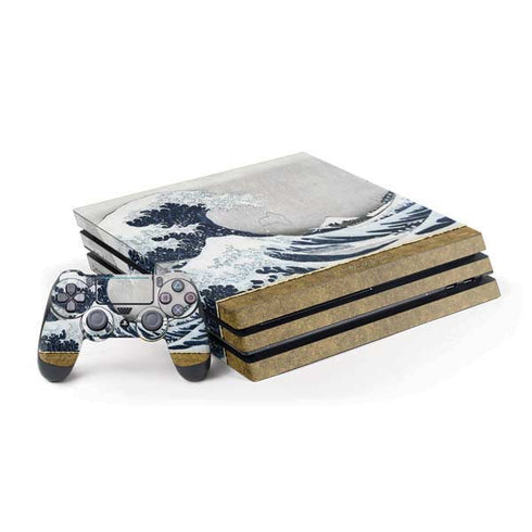 The Great Wave off Kanagawa by Hokusai PlayStation PS4 Skins