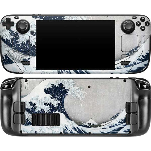 The Great Wave off Kanagawa by Hokusai Steam Deck Handheld Gaming Computer OLED Skin