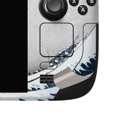 The Great Wave off Kanagawa by Hokusai Steam Deck Handheld Gaming Computer OLED Skin