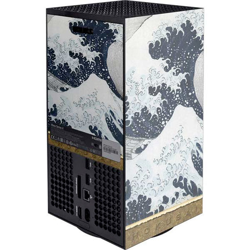 The Great Wave off Kanagawa by Hokusai XBox Series X Digital Edition Console Skin