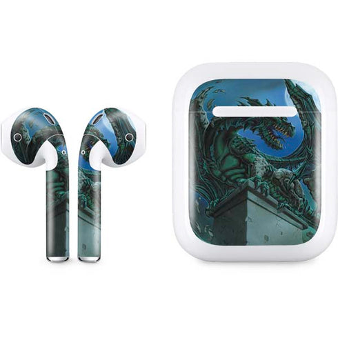 The Green Dragon by Ed Beard Jr Apple AirPods Skin