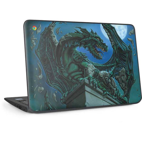 The Green Dragon by Ed Beard Jr HP Chromebook Skin