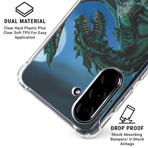The Green Dragon by Ed Beard Jr Galaxy A36 5G Clear Case