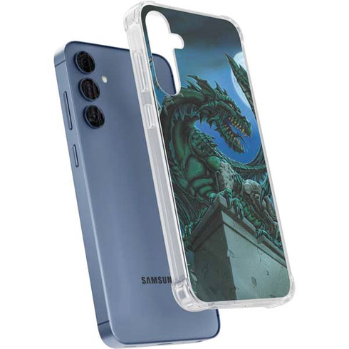 The Green Dragon by Ed Beard Jr Galaxy A55 5G Clear Case