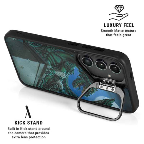 The Green Dragon by Ed Beard Jr Galaxy S25 Plus Kickstand Case