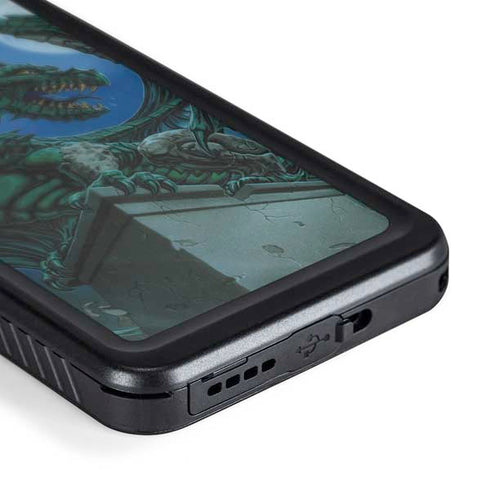 The Green Dragon by Ed Beard Jr Galaxy S24 Plus Waterproof Case
