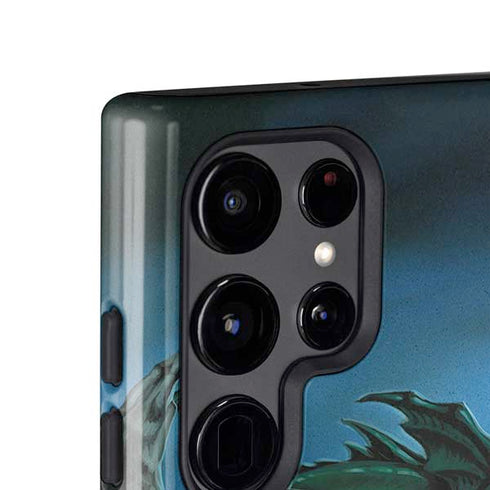 The Green Dragon by Ed Beard Jr Galaxy S25 Ultra Impact Case