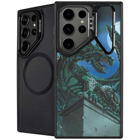 The Green Dragon by Ed Beard Jr Galaxy S24 Ultra Kickstand Case