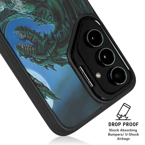 The Green Dragon by Ed Beard Jr Galaxy S24 Ultra Kickstand Case
