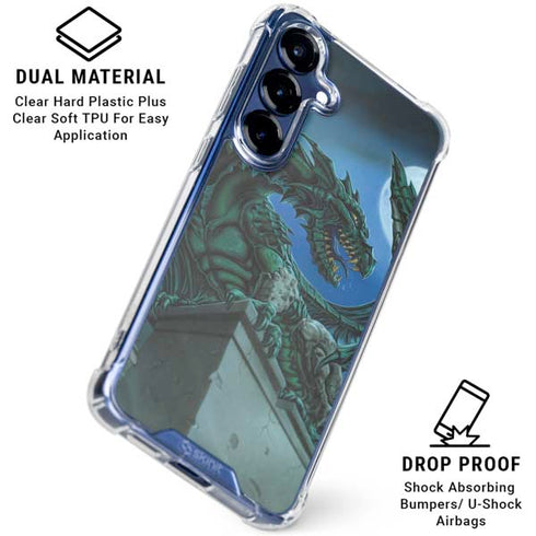 The Green Dragon by Ed Beard Jr Galaxy S25 Clear Case