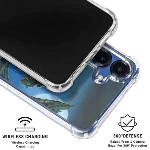 The Green Dragon by Ed Beard Jr Galaxy S25 Plus Clear Case