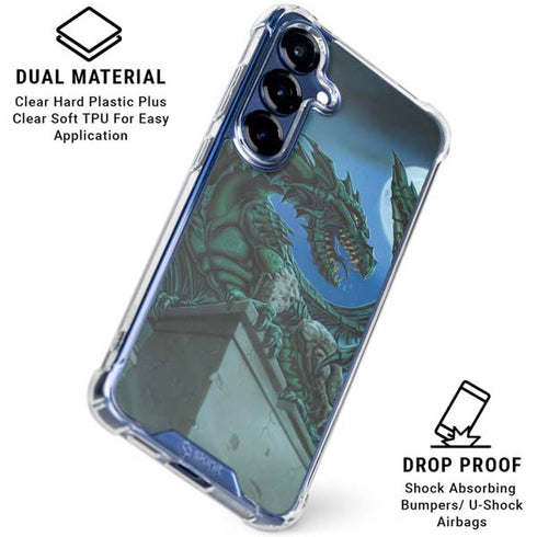 The Green Dragon by Ed Beard Jr Galaxy S25 Plus Clear Case