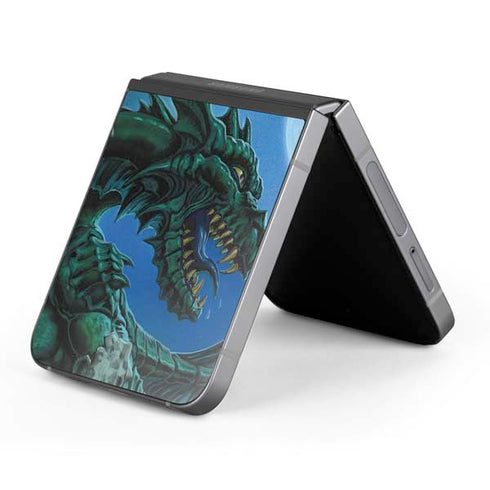 The Green Dragon by Ed Beard Jr Galaxy Z Flip6 Skin