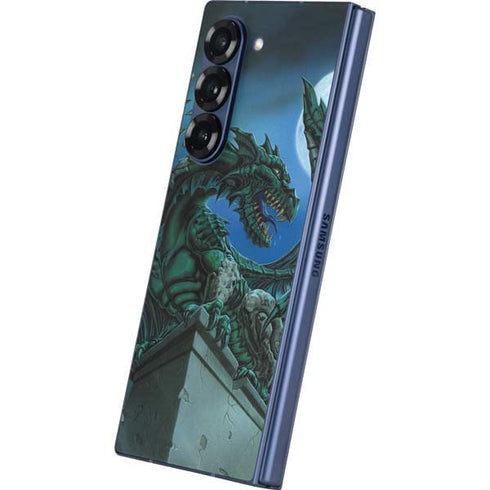 The Green Dragon by Ed Beard Jr Galaxy Z Fold6 Skin