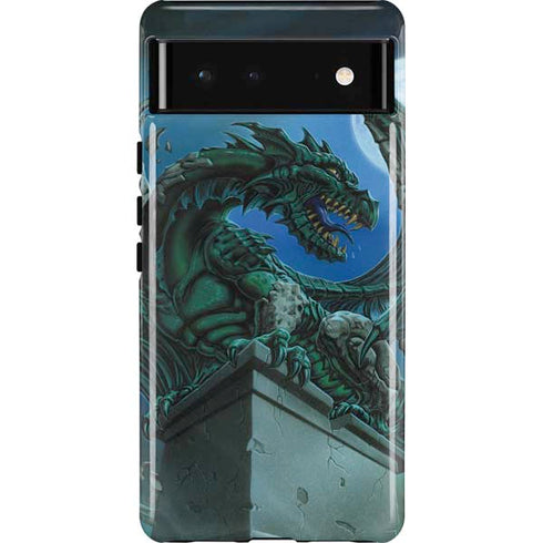 The Green Dragon by Ed Beard Jr Pixel Cases